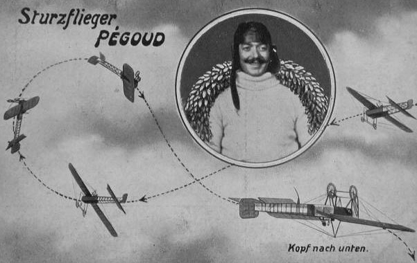 Adolphe Pégoud, pionnier de la manœuvre de looping dans les débuts de l'aviation