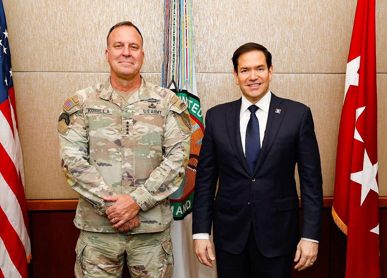 CENTCOM-Hauptquartier auf der MacDill Air Force Base, Tampa CENTCOM-Kommandeur im Hauptquartier der MacDill Air Force Base in Tampa, Florida