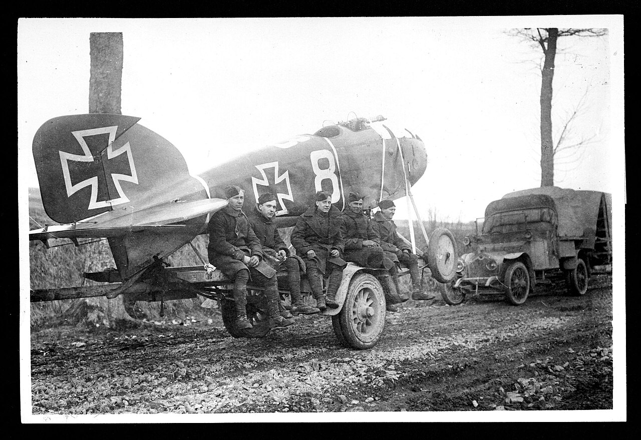 Un biplano da caccia delle Potenze Centrali dell'epoca della Prima Guerra Mondiale, il tipo di aereo che Julius Arigi pilotò per diventare il miglior asso dell'aviazione austro-ungarica.