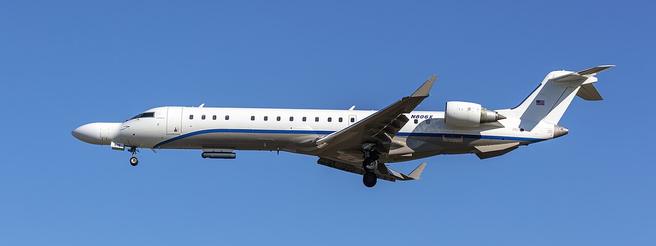Northrop Grumman CRJ-700 N806X SCAN 06 sensor testbed at BWI airport