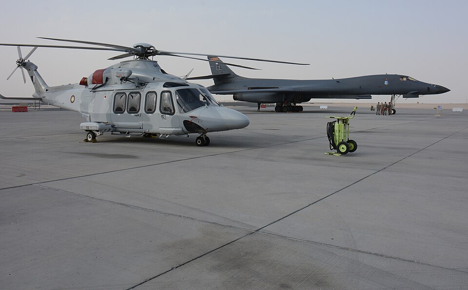 Al Udeid Air Base Flight Line Qatar