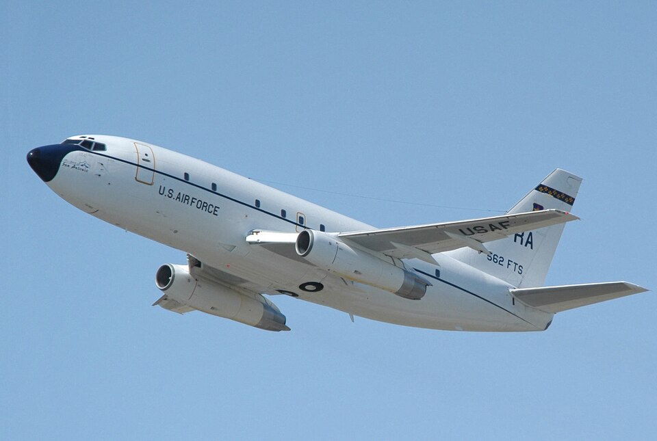 Boeing T-43A - the base airframe for the secretive NT-43A RAT55