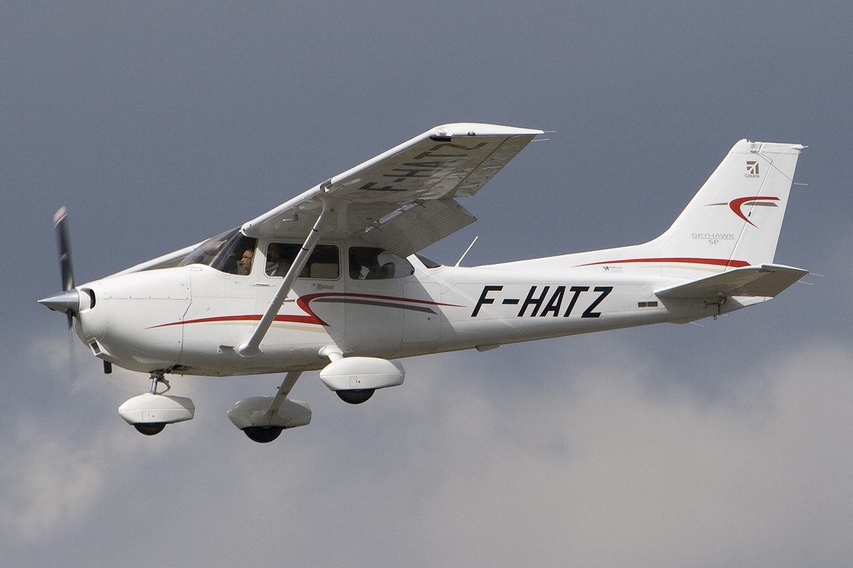 Cessna 172 Skyhawk trainer aircraft for first solo flights