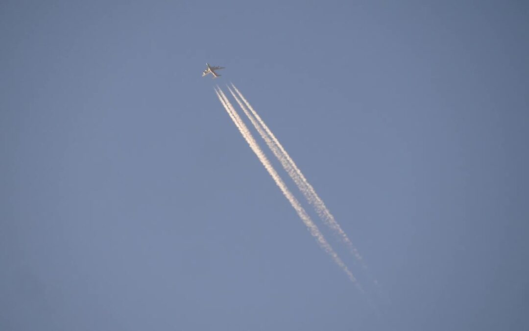 Why Some Contrails Stretch Across the Entire Sky