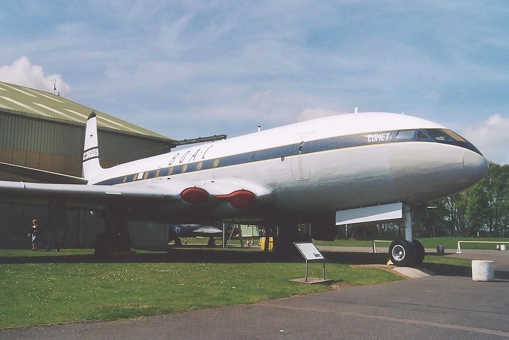 De Havilland Comet 1 in BOAC livery — the world's first commercial jet airliner