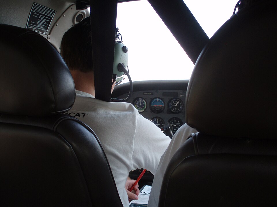 Cessna 172 flight training aircraft