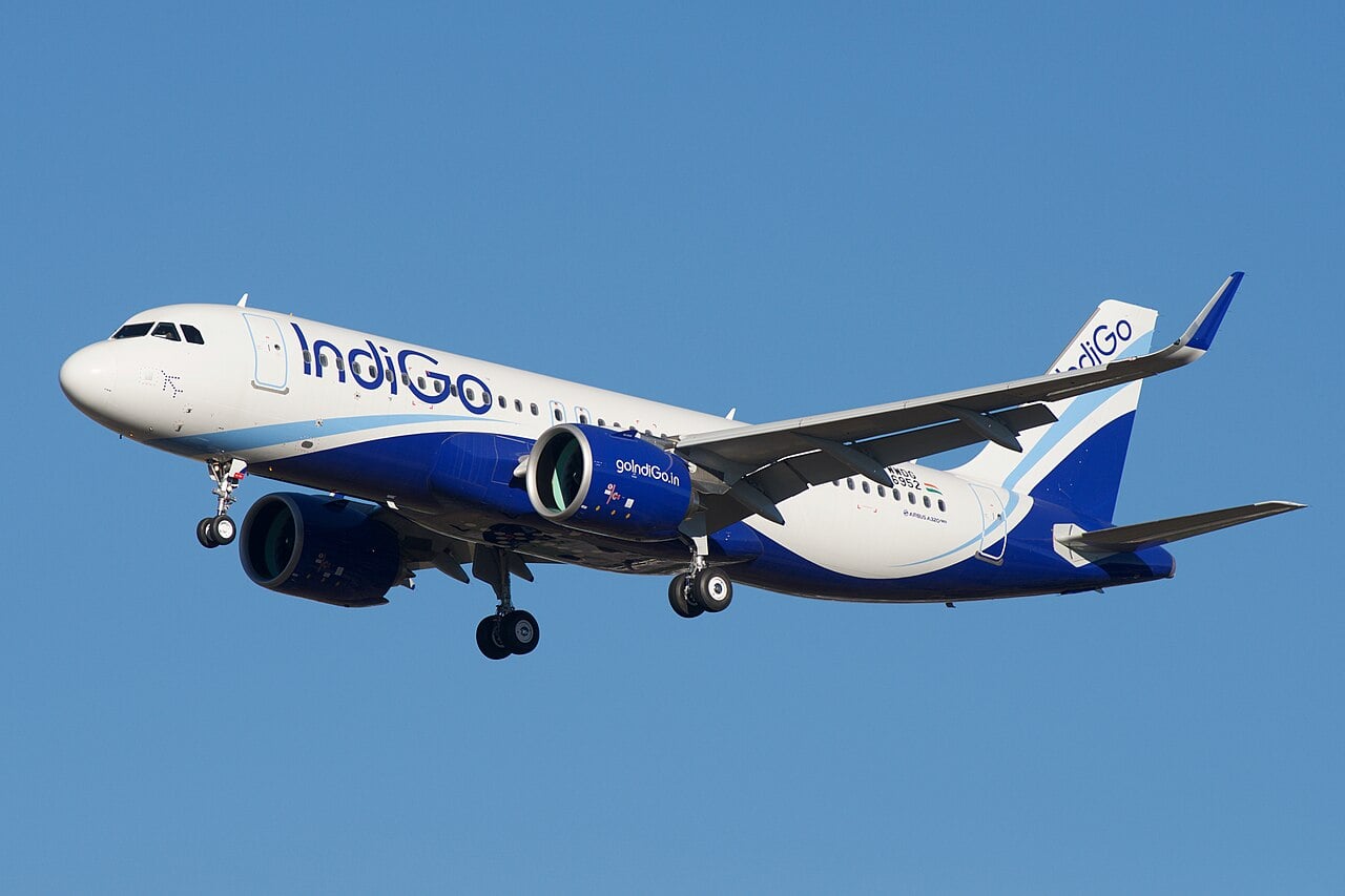 Avión Airbus A320neo de IndiGo