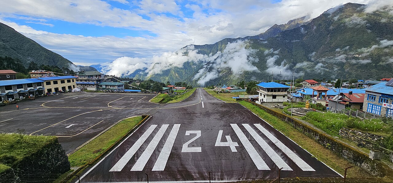 Aproximación peligrosa al aeropuerto de Lukla