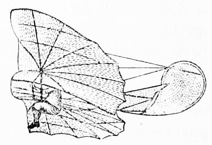 otto-lilienthal-glider-flight-1895 Otto Lilienthal in flight on his standard glider, 1895 — the "flying man" whose 2,000+ glider flights inspired the Wright Brothers