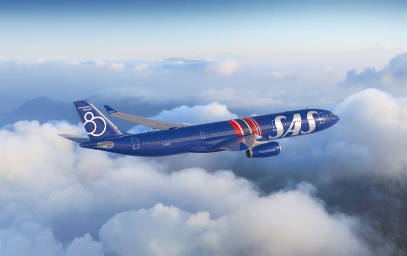 sas-80th-anniversary-all-blue-a330-livery Librea azul completa del A-330 del 80.º aniversario de SAS