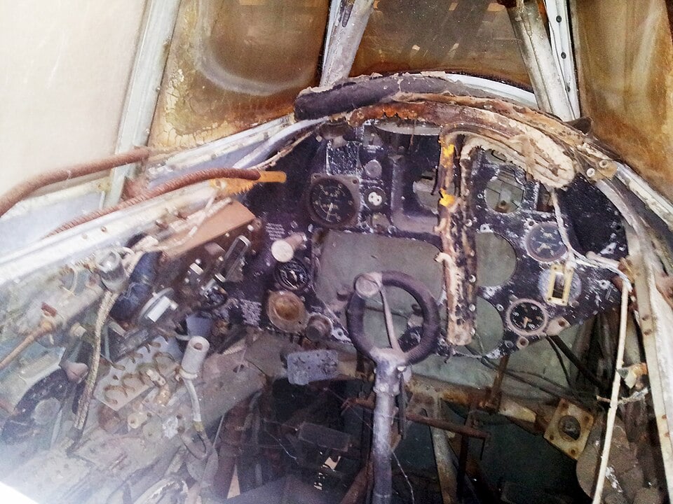 Cabina del Fairey Swordfish