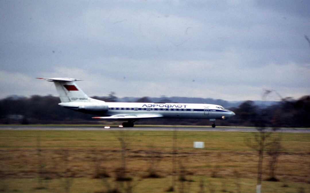 The Tu-134 That Landed on a Highway — for a 1974 Soviet Film
