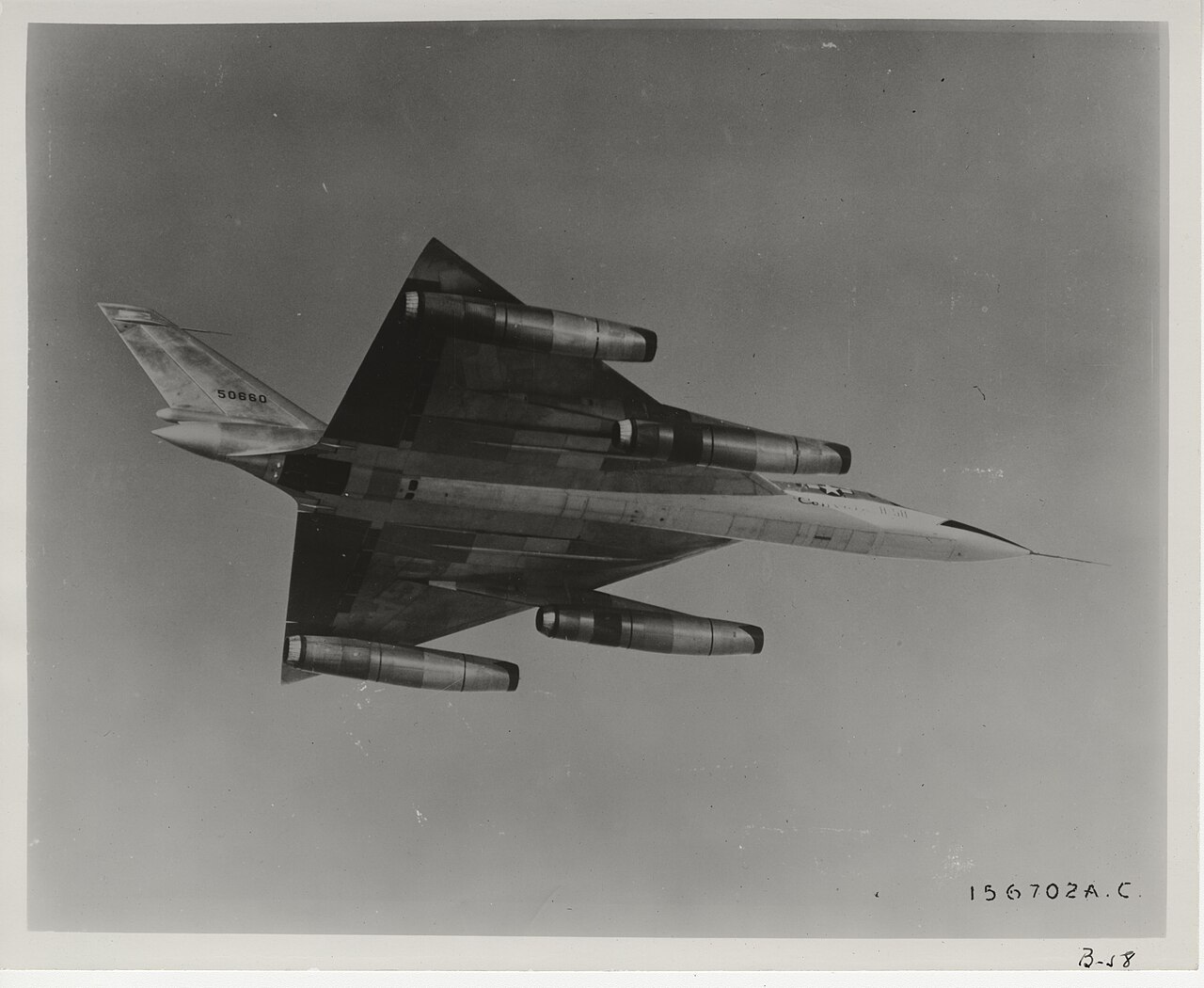 B-58 Hustler in Flight