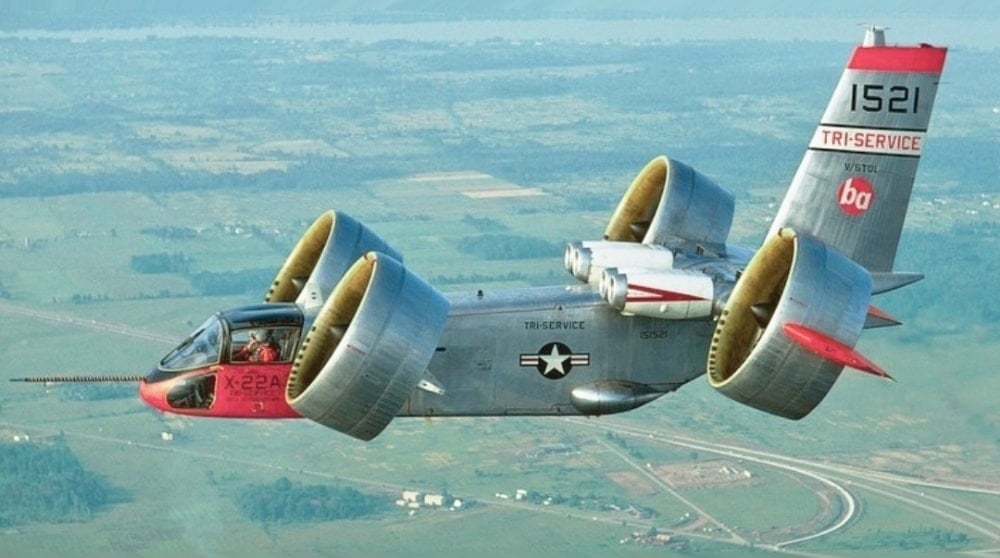 Die Bell X-22: Vier Mantelpropeller, die die Osprey beinahe um 30 Jahre übertroffen hätten