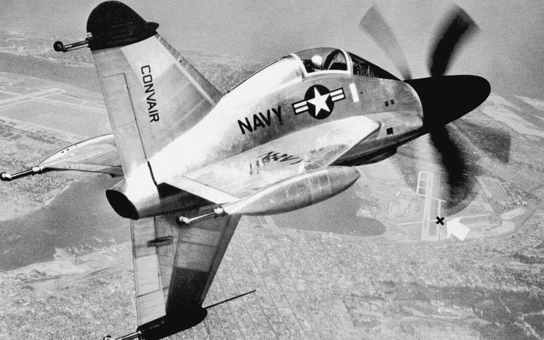 Der Convair XFY Pogo: Ein Kampfflugzeug, das im Stehen abhob