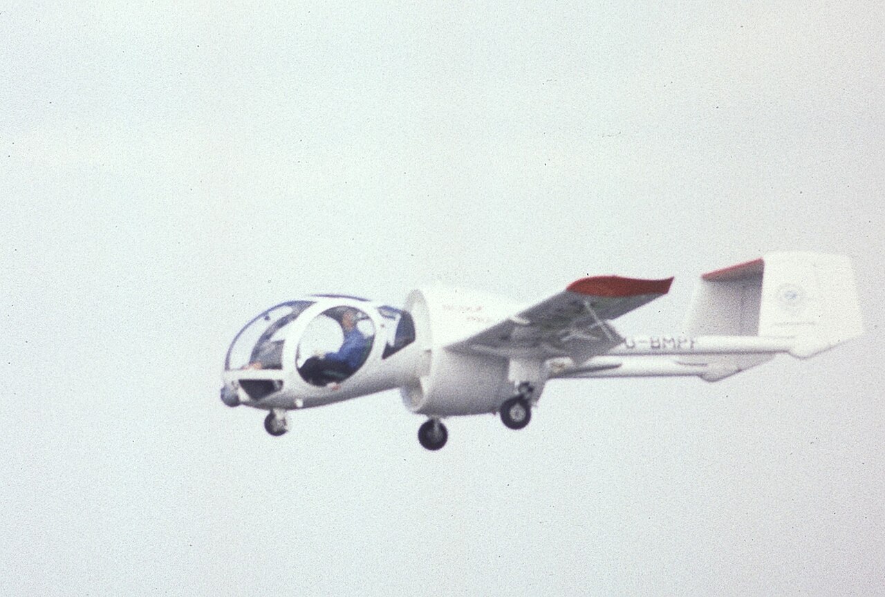 Edgley EA-7 Optica at Farnborough 1988