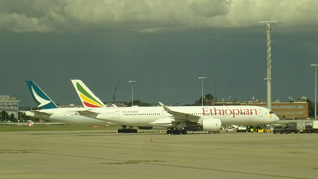 ethiopian-airlines-a350-londres Ethiopian Airlines A-350 London