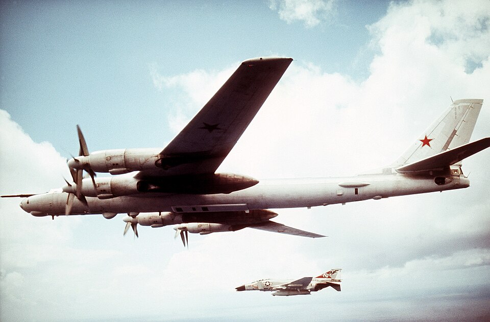 F-4 Phantom intercepts Soviet Tu-95