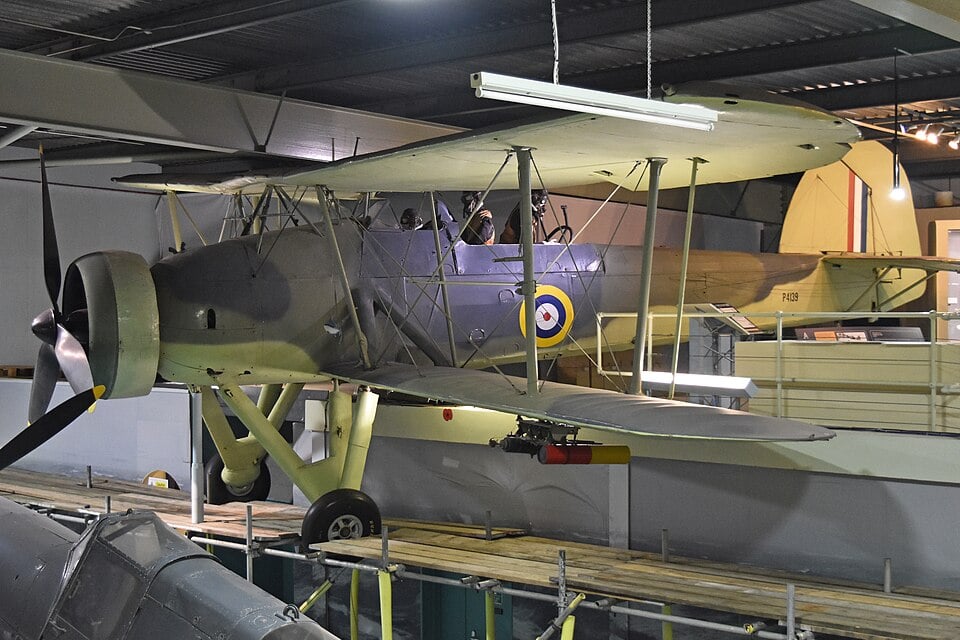 cubierta del portaaviones Fairey Swordfish Cubierta de transporte Fairey Swordfish