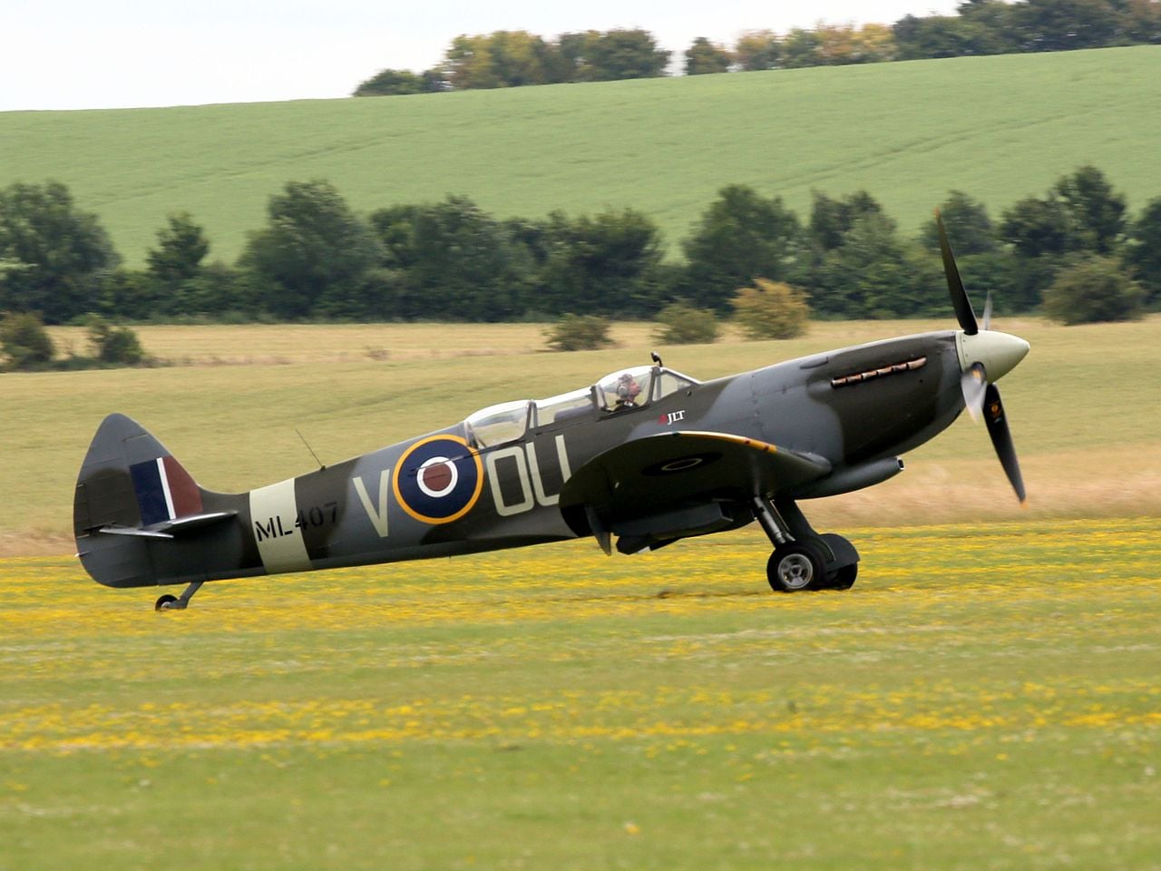 Supermarine Spitfire Mk IX en vuelo