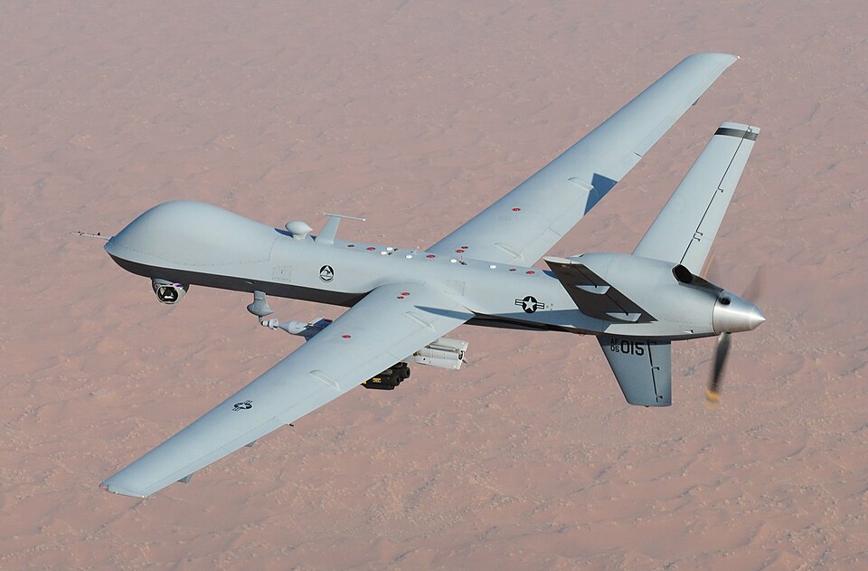 mq9-reaper-iran-losses-featured General Atomics MQ-9 Reaper armed reconnaissance drone in flight