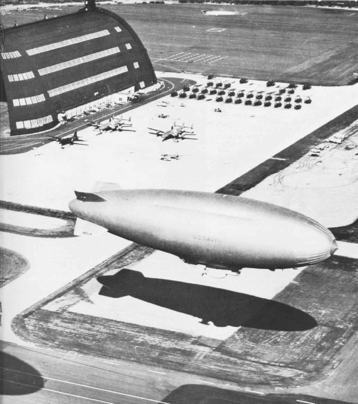 Dirigible Snow Bird Zpg 2 Nas South Weymouth