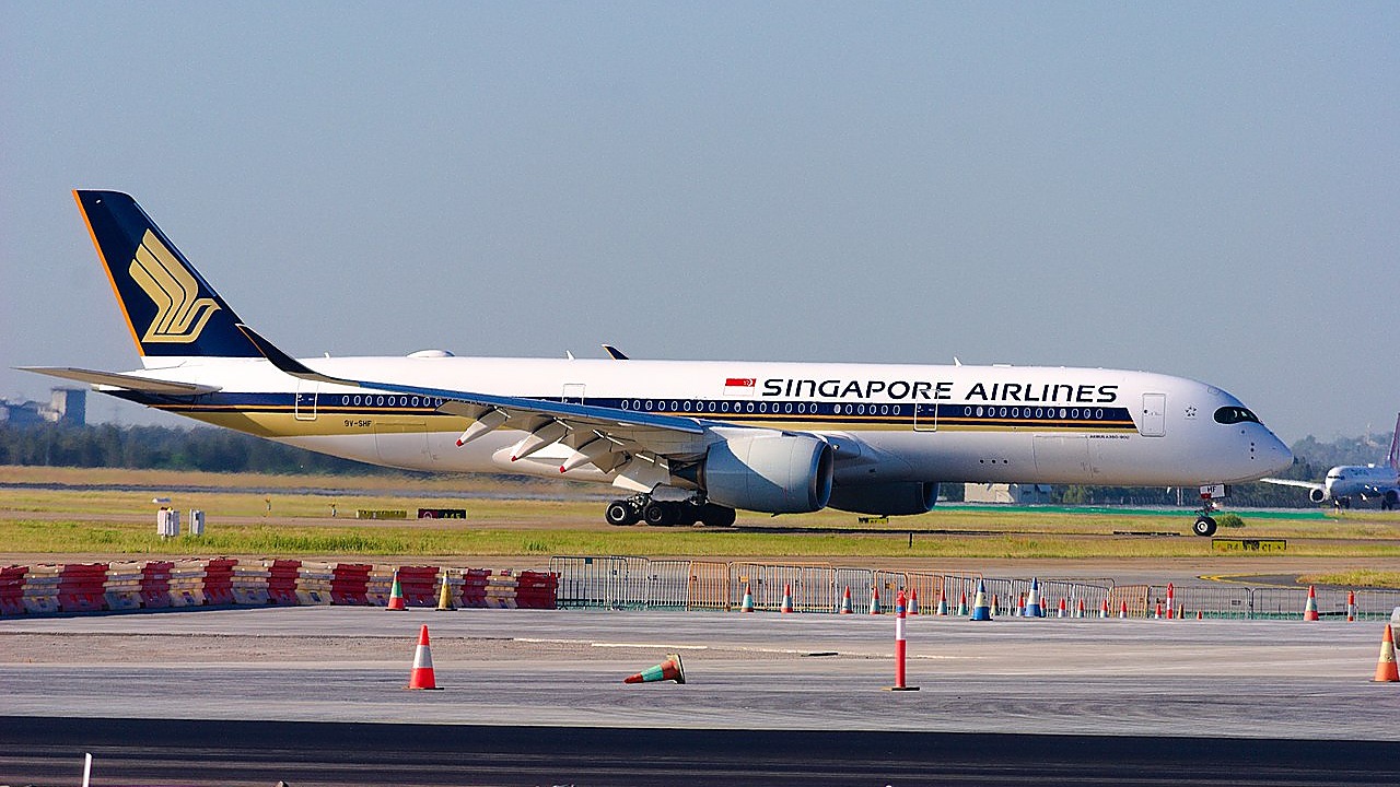 Singapore Airlines Airbus A350-900 Airbus A350-900 von Singapore Airlines in SIA-Lackierung
