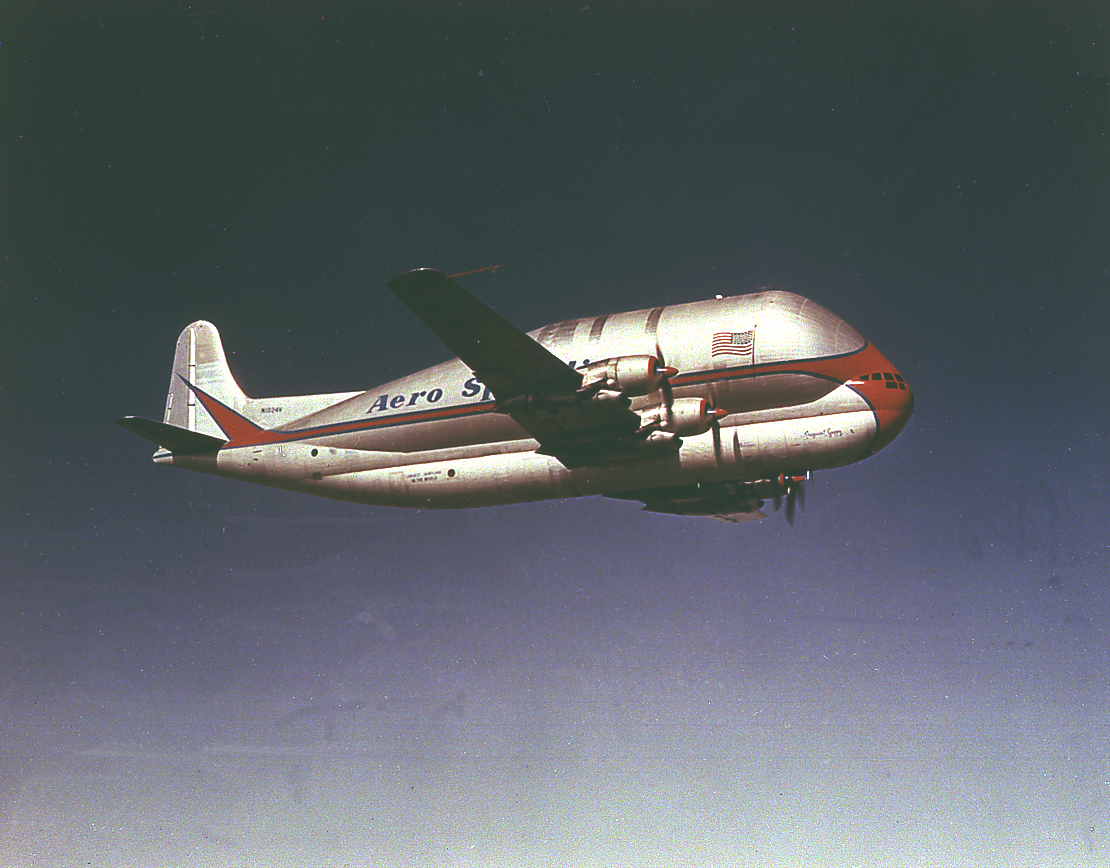 Aero Spacelines Pregnant Guppy in flight