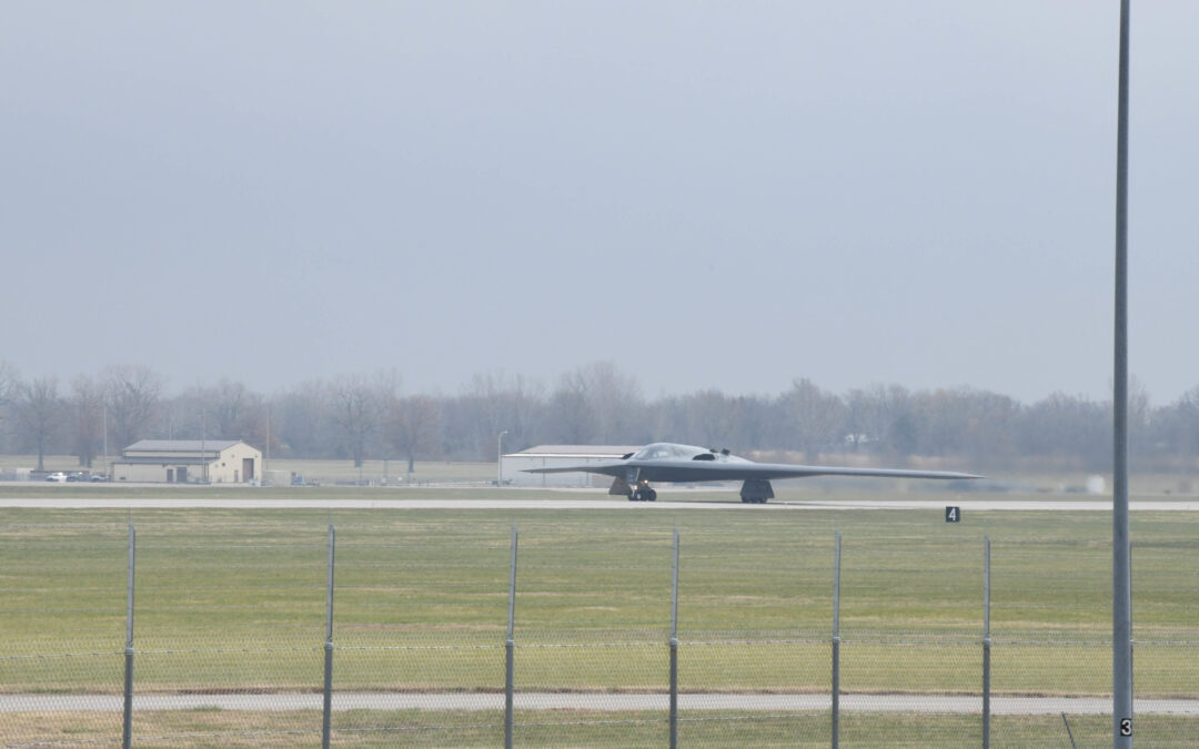 Il bombardiere stealth americano atterra in Australia.