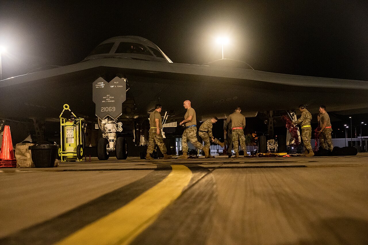 Un bombardier furtif B-2 Spirit