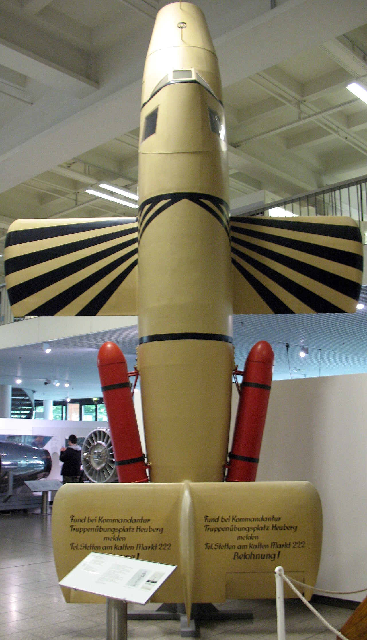 The Bachem Ba 349 Natter at the Deutsches Museum in Munich