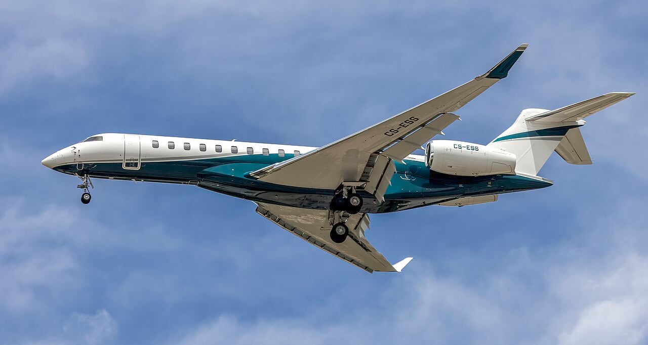 Bombardier Global 7500 im Anflug