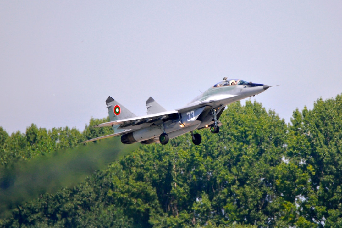 MiG-29 de la Fuerza Aérea Búlgara