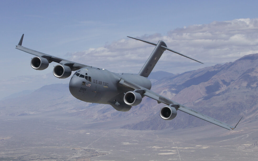 C-17-Maschinen über Caracas: Wenn Erdbeben rufen, ist die Luftwaffe zur Stelle.