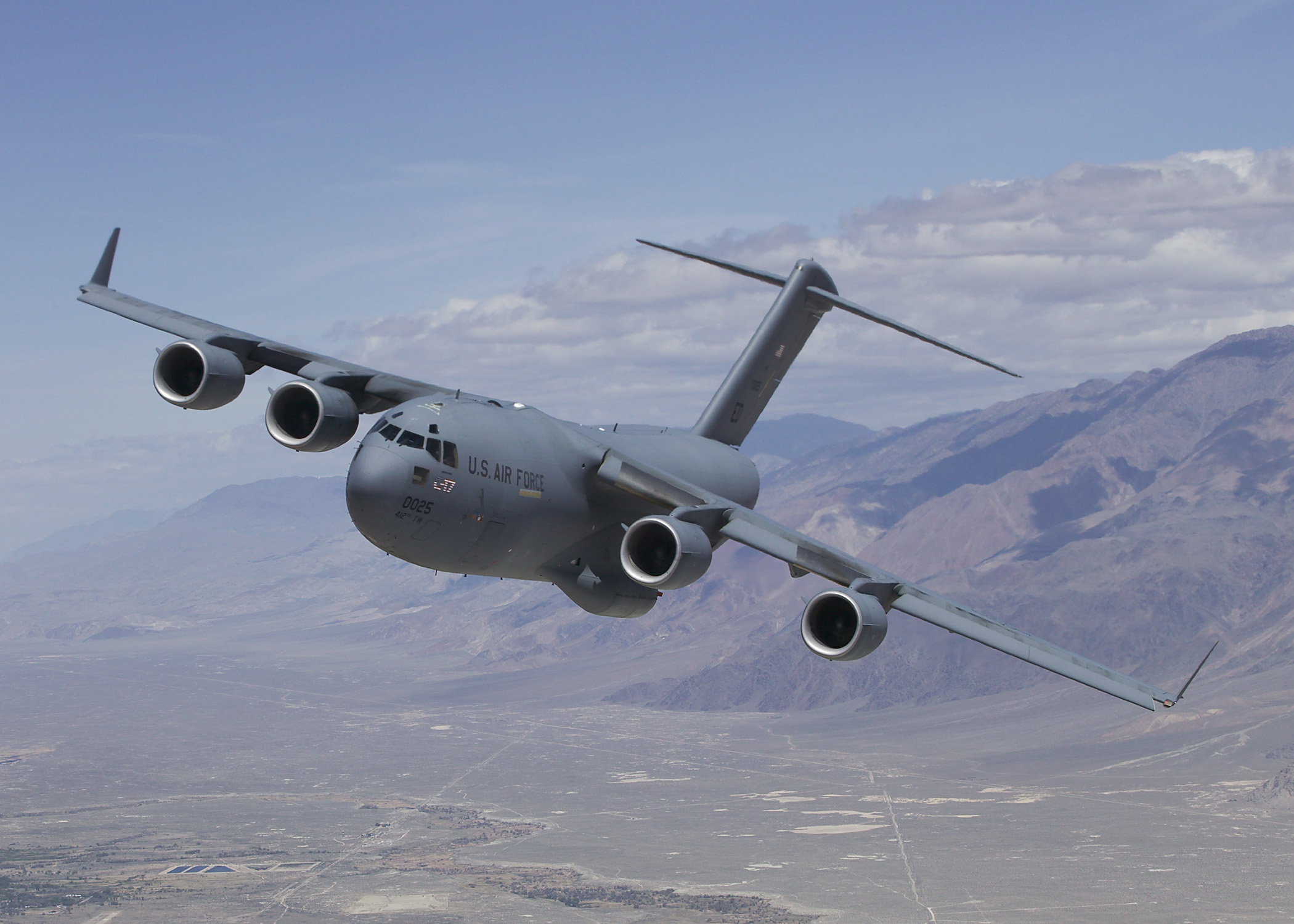 Sortie d'essai du C-17 Globemaster III