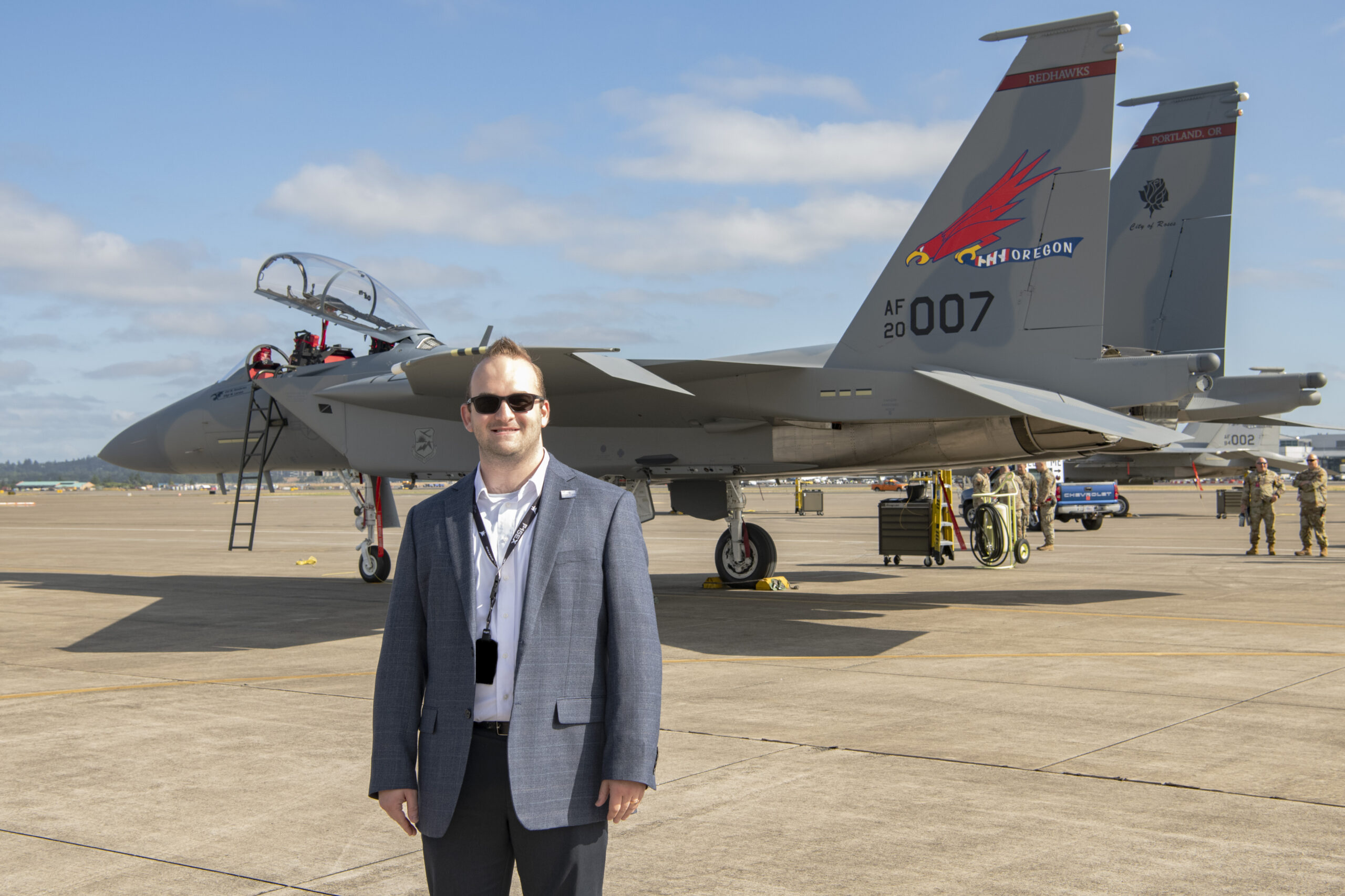 F-15EX Eagle II at Portland Air National Guard Base