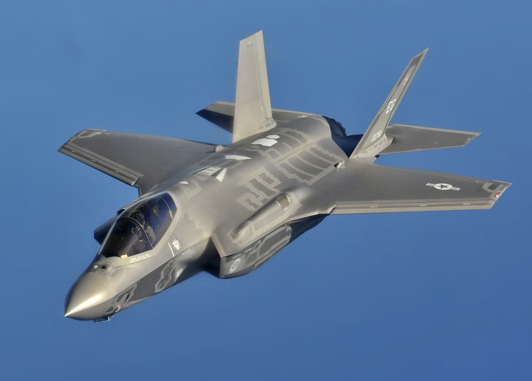 An F-35A Lightning II of the type Switzerland is acquiring