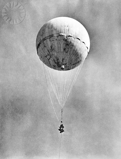 Una bomba globo Fu-Go japonesa