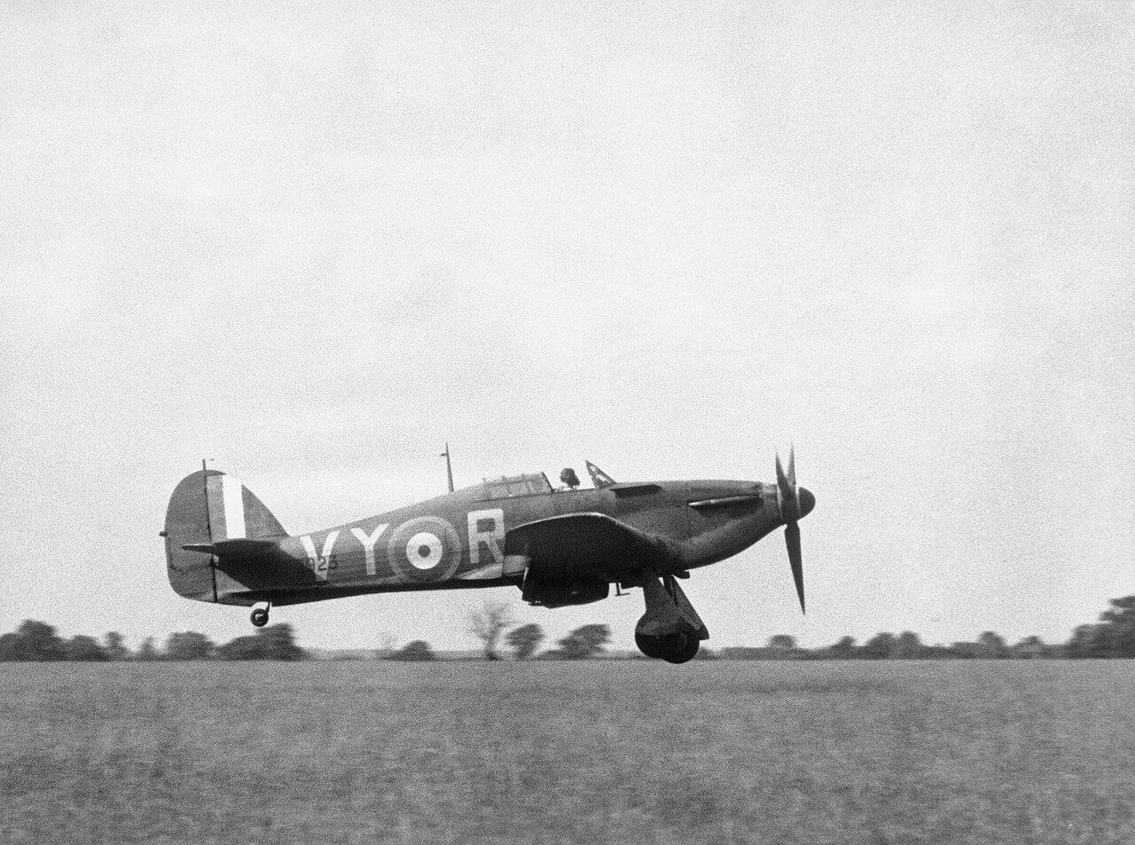 A Hawker Hurricane during the Battle of Britain