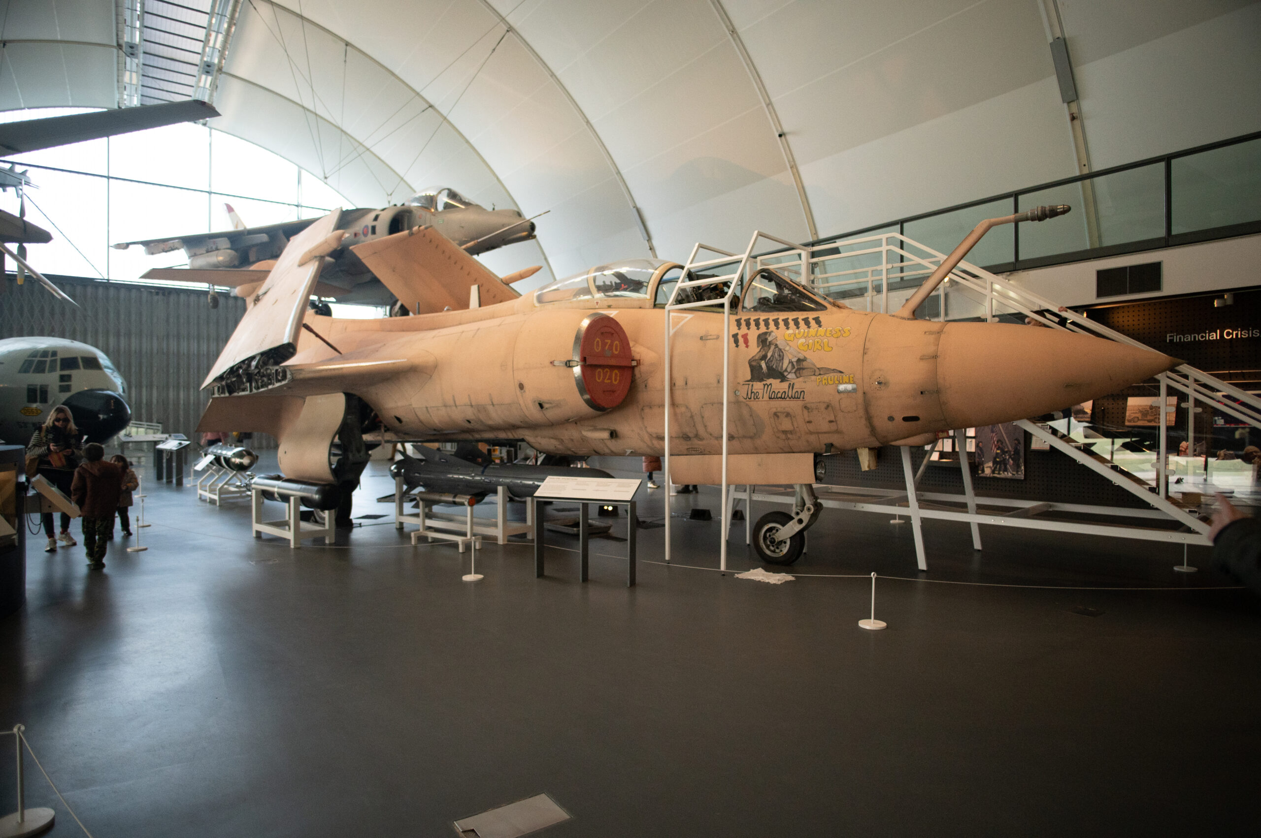 A Hawker Siddeley Buccaneer S.2B on display