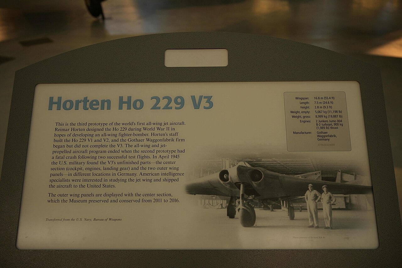 Horten Ho 229 flying wing