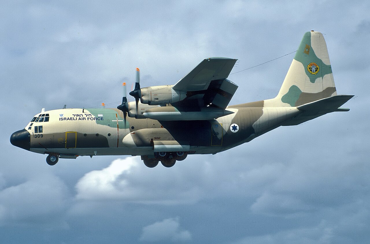 An Israeli Air Force Lockheed C-130 Hercules