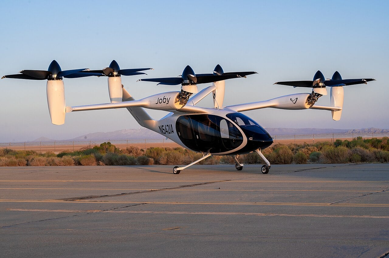 Un taxi aéreo eléctrico Joby Aviation S4