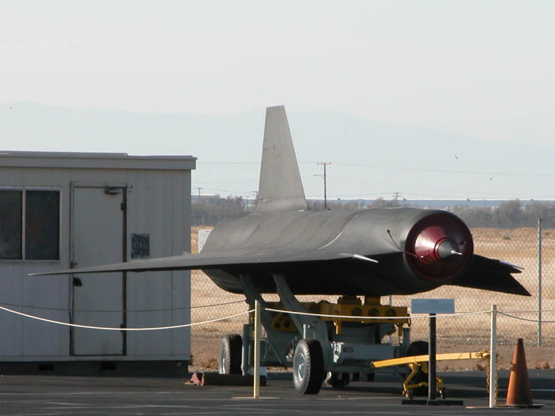Lockheed D-21 drone on display at museum