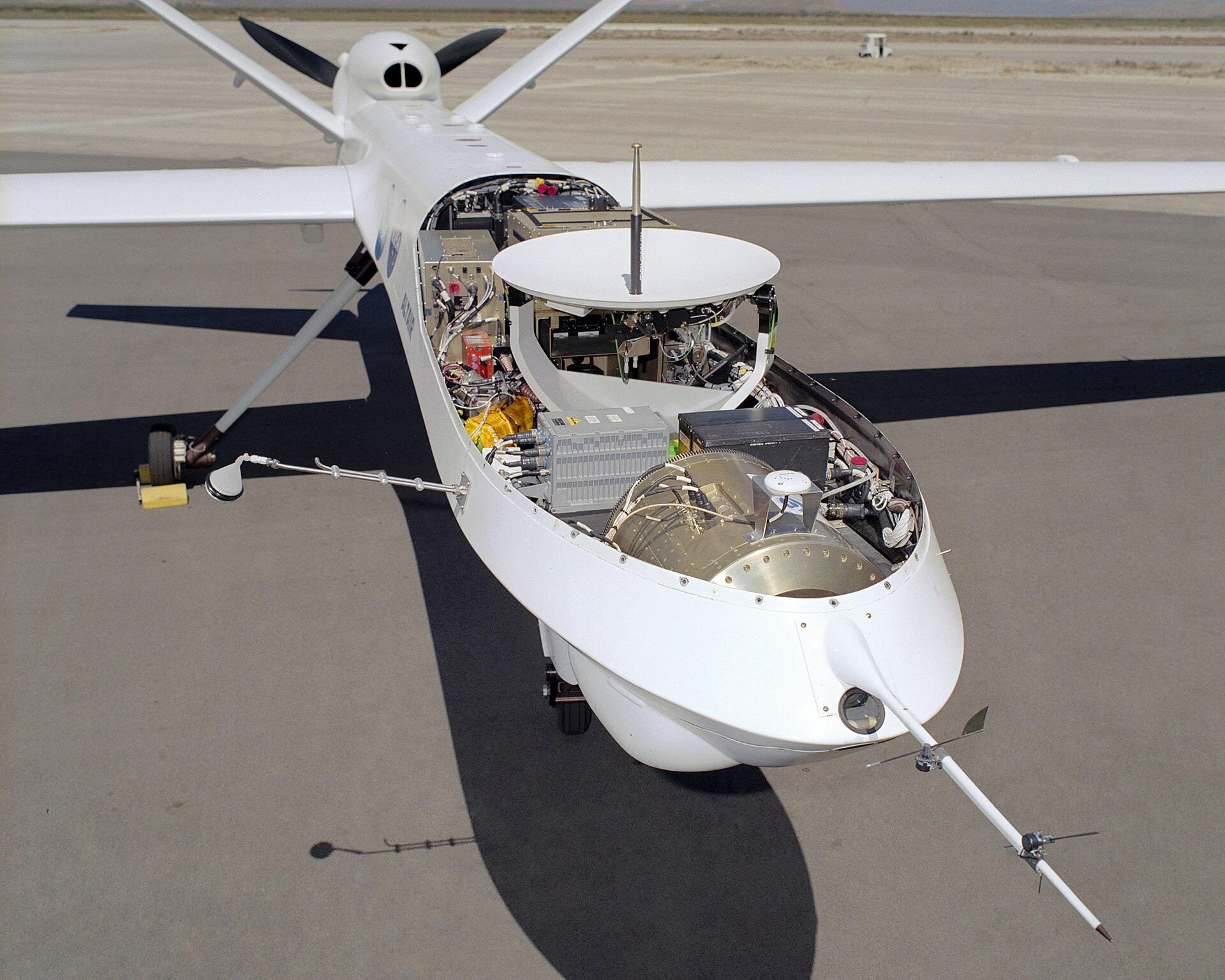 An MQ-9 Reaper &mdash; the armed drone that put the pilot in a trailer thousands of miles from the war