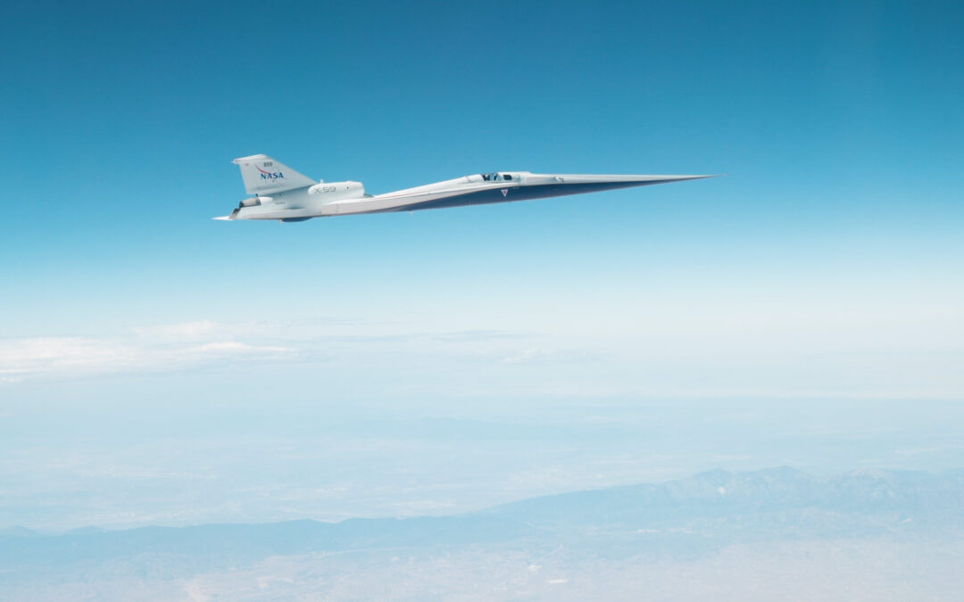 Le X-59 atteint Mach 1,4 à une altitude de vol silencieuse