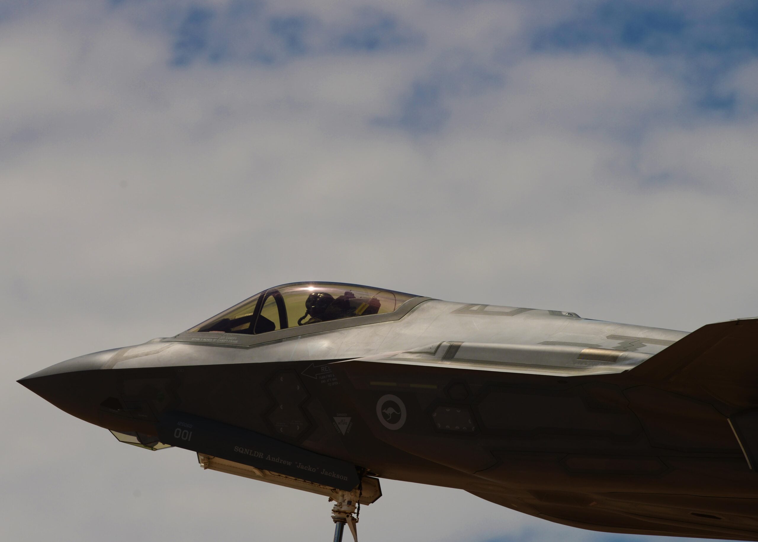 Un F-35A Lightning II de la Real Fuerza Aérea Australiana
