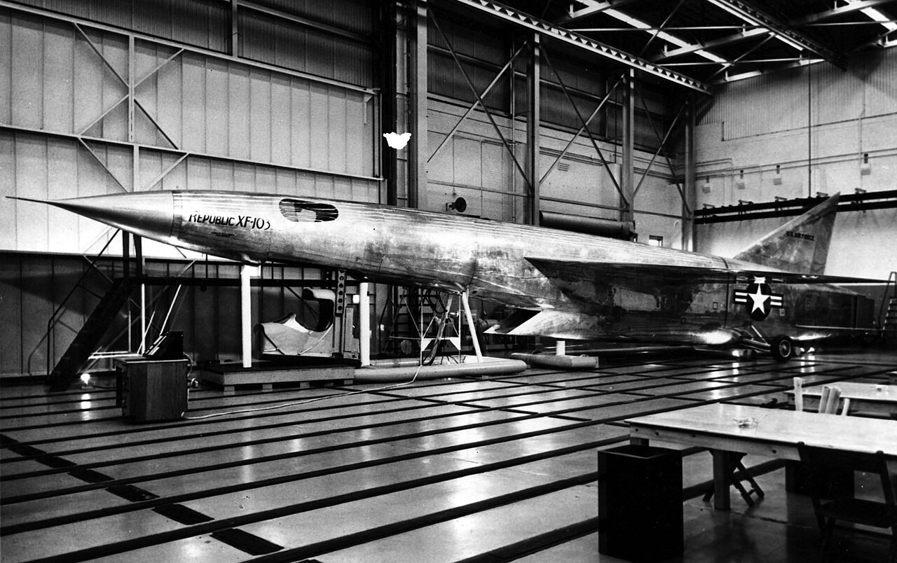 The Republic XF-103 mock-up