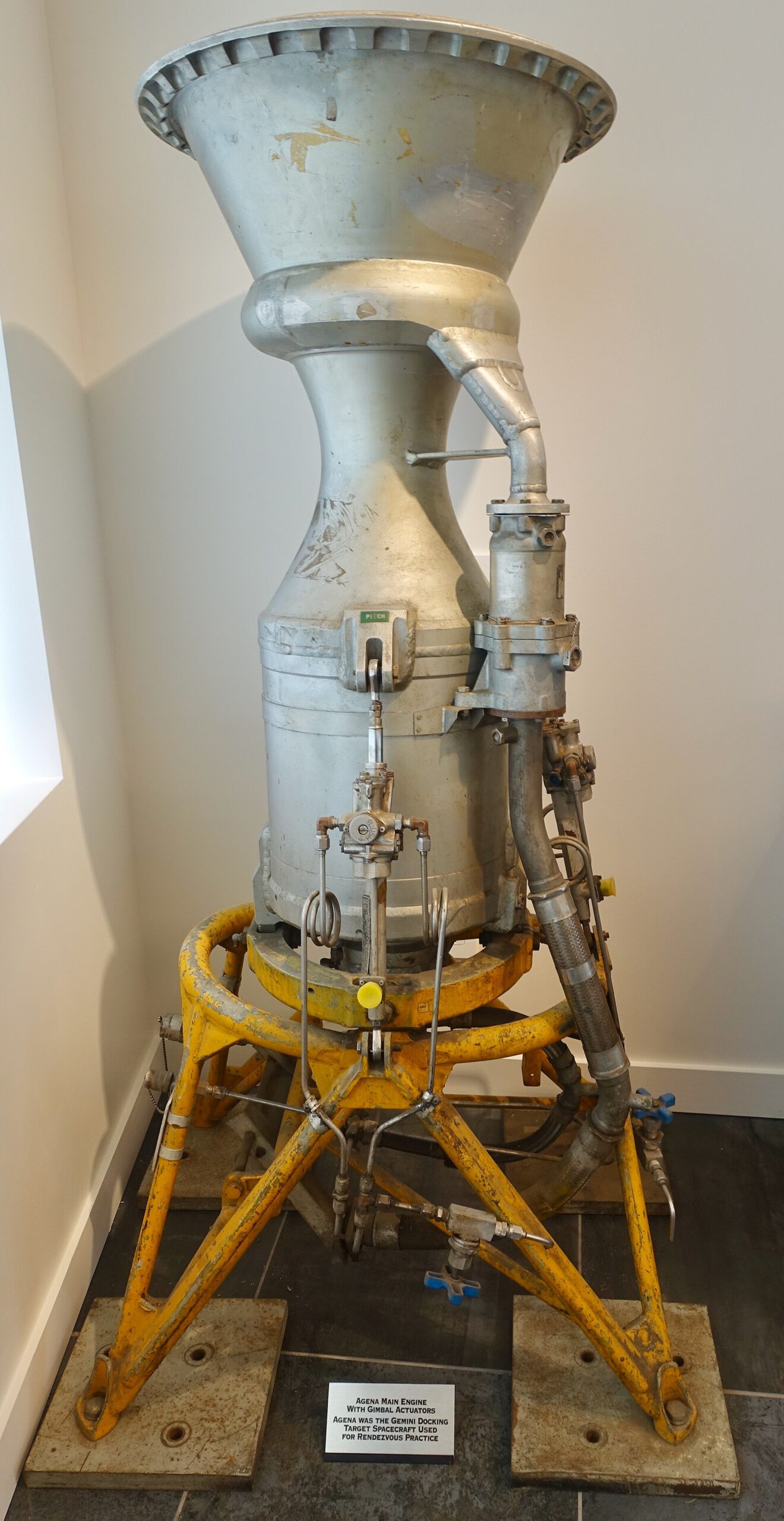 The Agena upper stage that carried early reconnaissance satellites