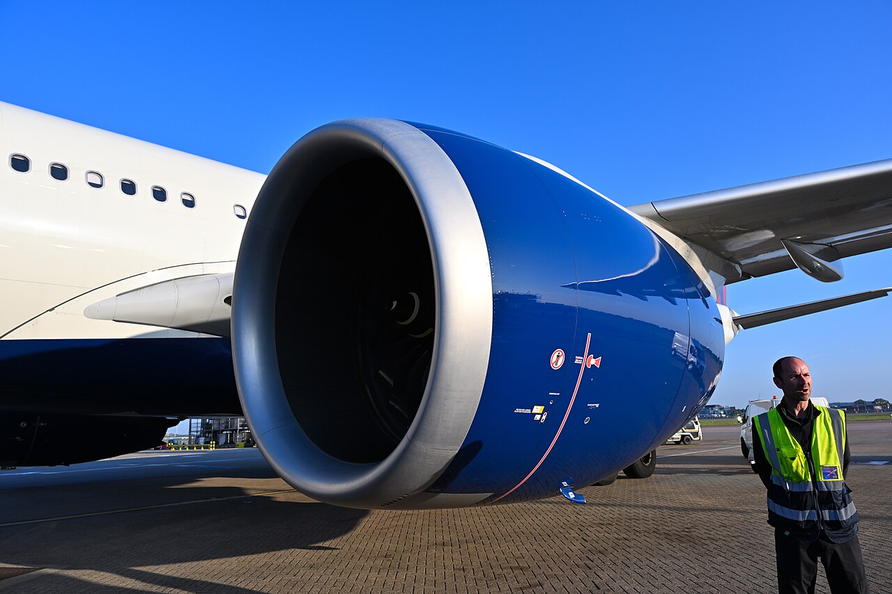 Moteur Rolls-Royce Trent 7000 sur un Airbus A330-900neo